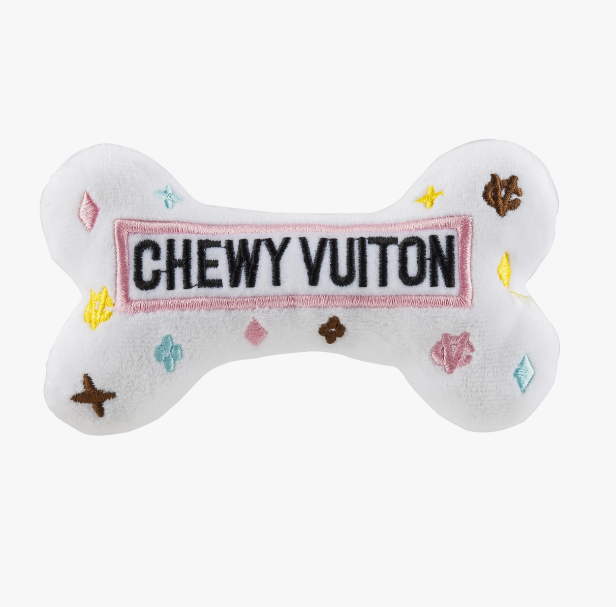 Chewy Vuiton Bones Sampler Dog Toy