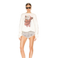 Beer Wolf Jump Jumper - White