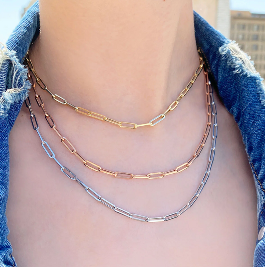 Paper Clip Necklace