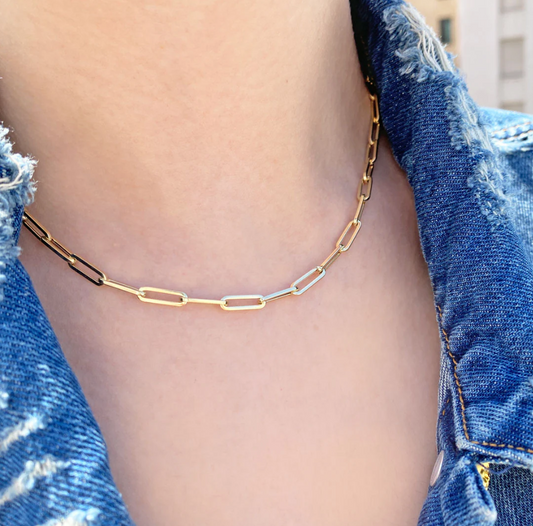 Paper Clip Necklace