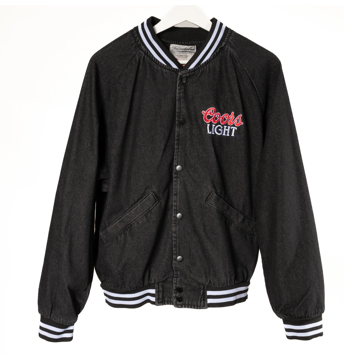 Coors Light Washed Denim Stadium Jacket