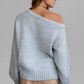 Off The Shoulder Oversized Sweater