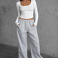 Sporty Straight Leg Sweats