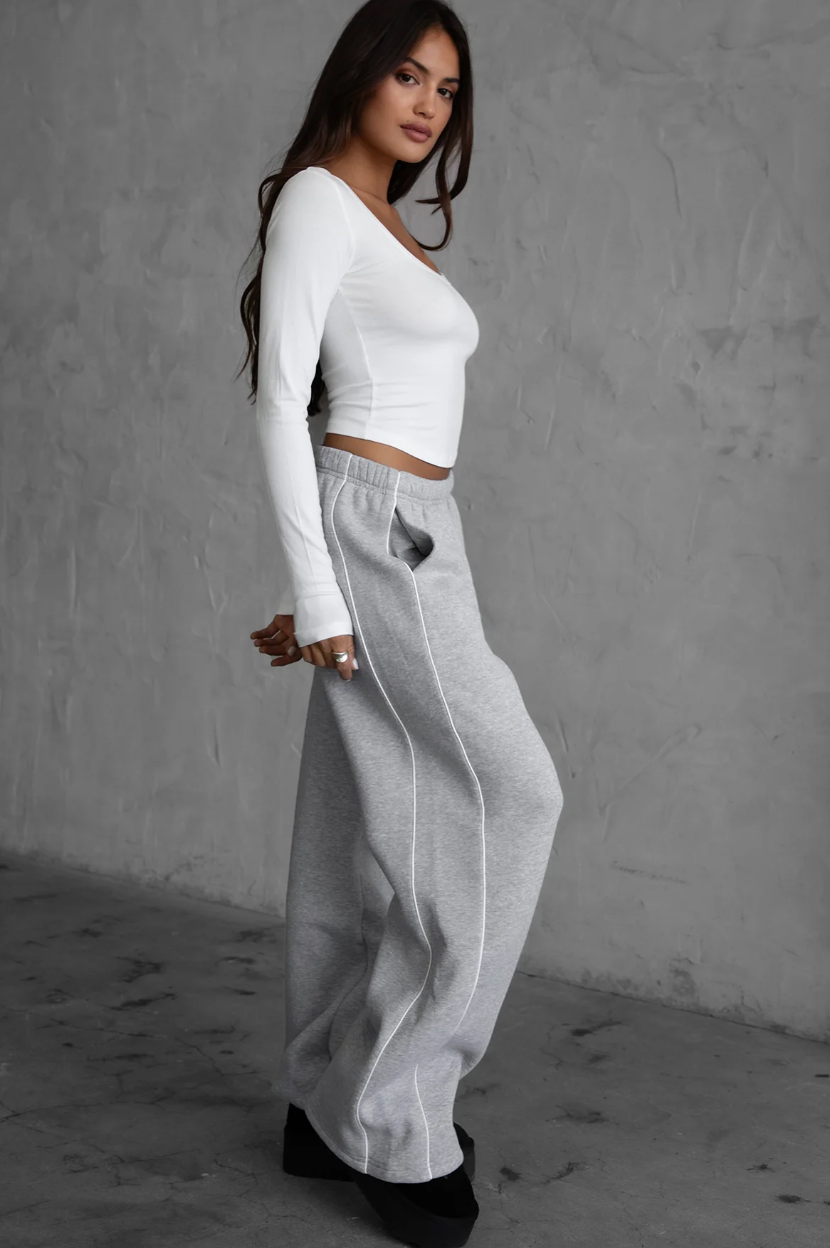 Sporty Straight Leg Sweats