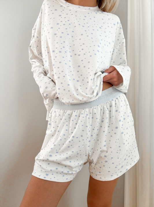 Snowflake PJ Shorts