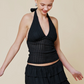 Emily Halter V Neck Top