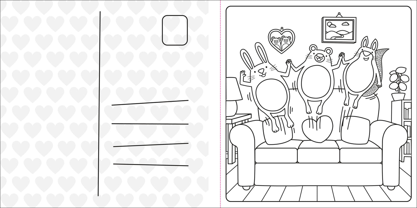Super Cuties A Cozy Coloring Book about Love