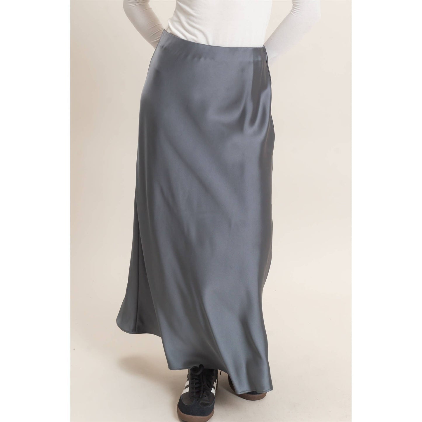 Satin Maxi Skirt