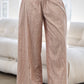 Striped Wide Leg Smocked Pants