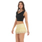 Lace Ruffle Skort in Yellow