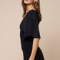 Deep V Flutter Dress