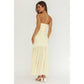 Strapless Sheer Maxi Dress