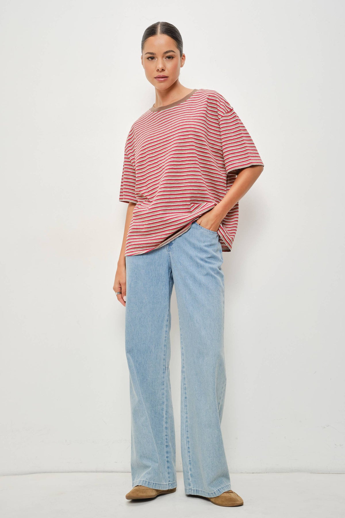 PIA STRIPED TEE