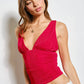 Plunge Neck Top