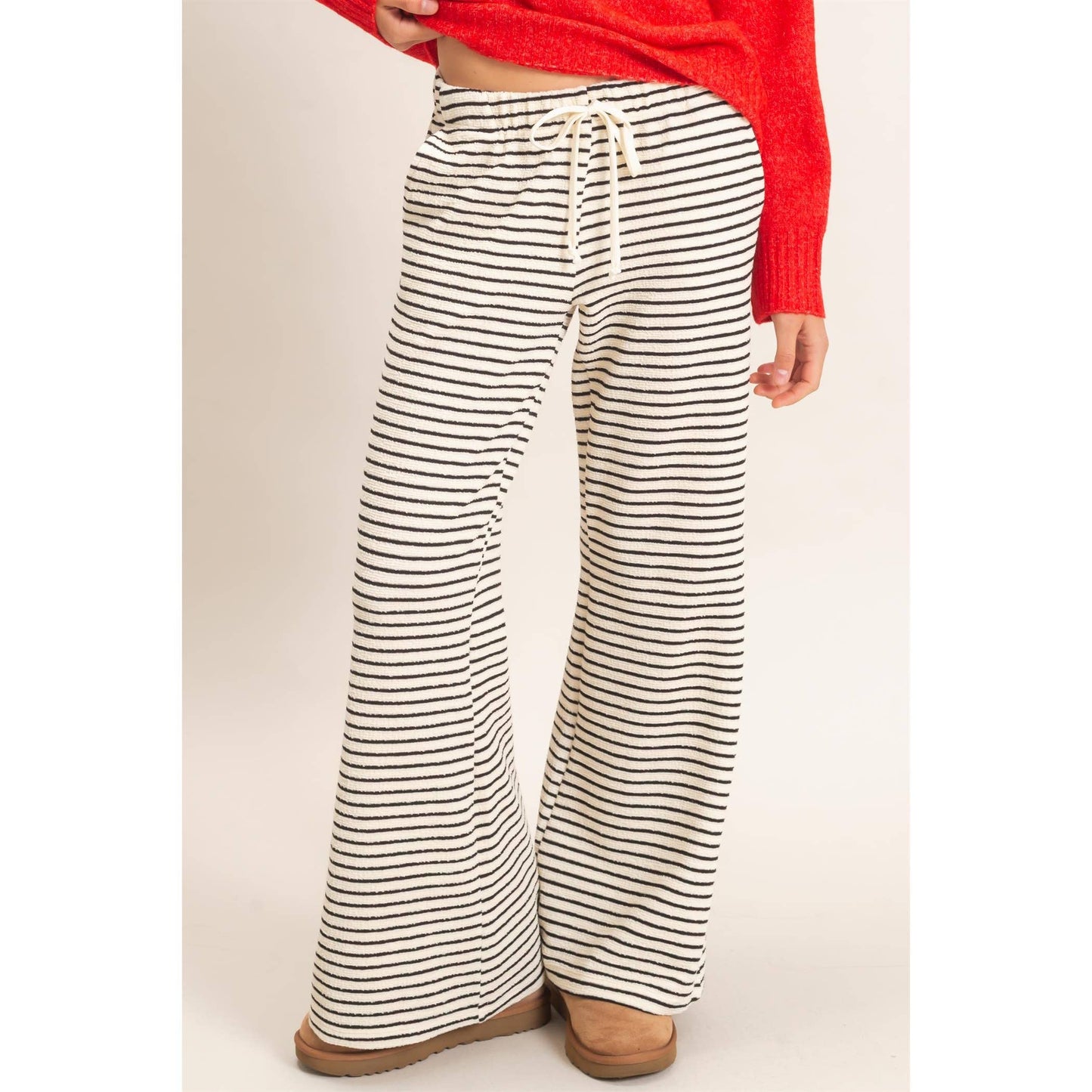 Striped essential pants