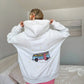 Pearl Grey Van Star Embroider Hoodie