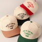 Put It On My Cowboy's Tab Two-Tone Corduroy Cap