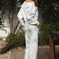 Emory Lightweight Fleece Wide Leg Pants