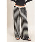 Striped Wide-Leg Pants