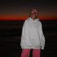 Pearl Grey Van Star Embroider Hoodie