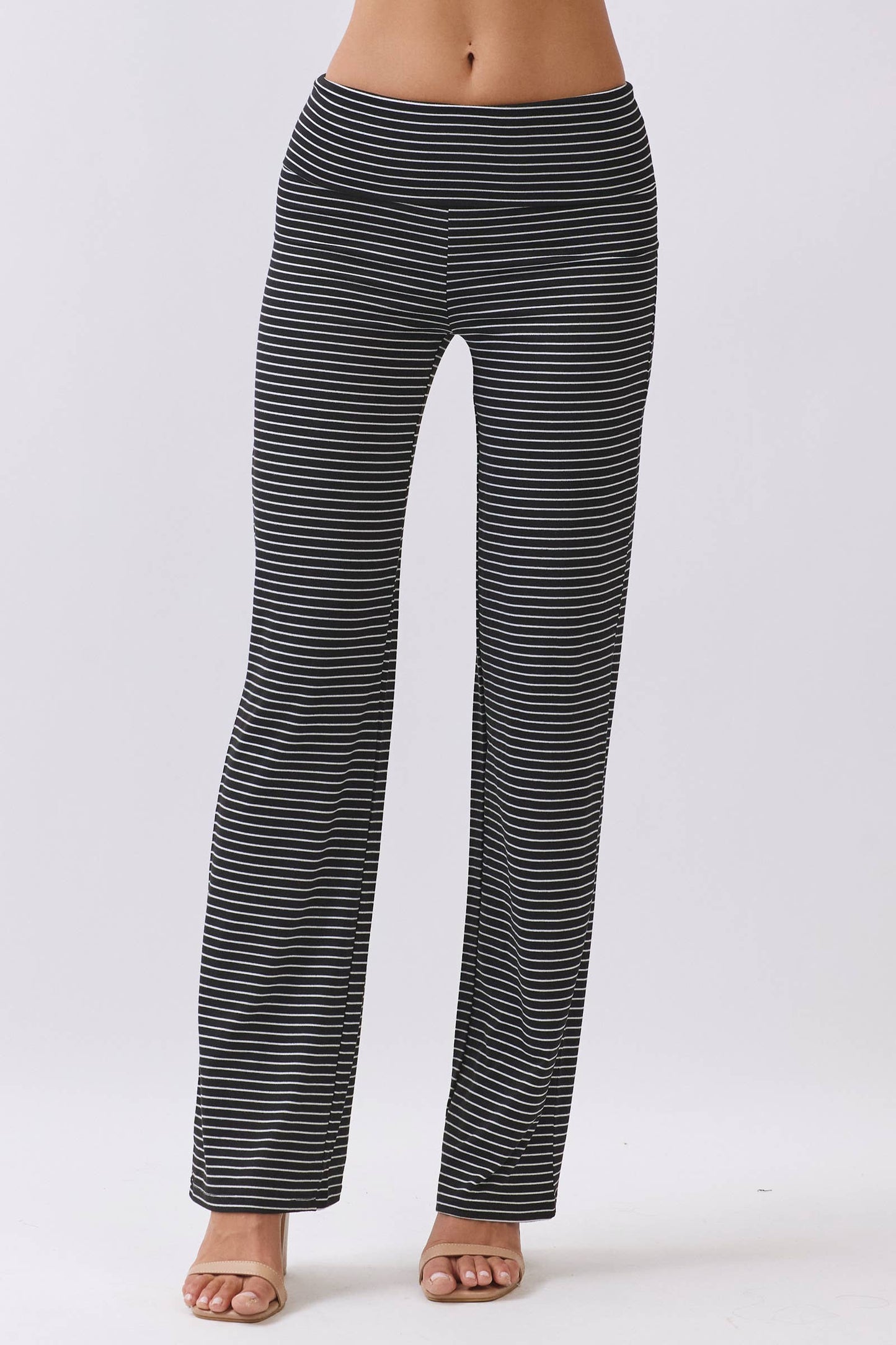 Striped Straight Leg Bottoms