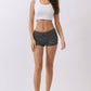 Stripe Foldover Shorts