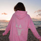 Lottie Pink Bikini Beaded Ocean Hoodie