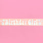 Daisy Birthday Girl Sash