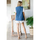 Denim Vest with Pockets
