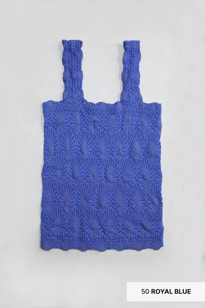 Lace Textured Square Top
