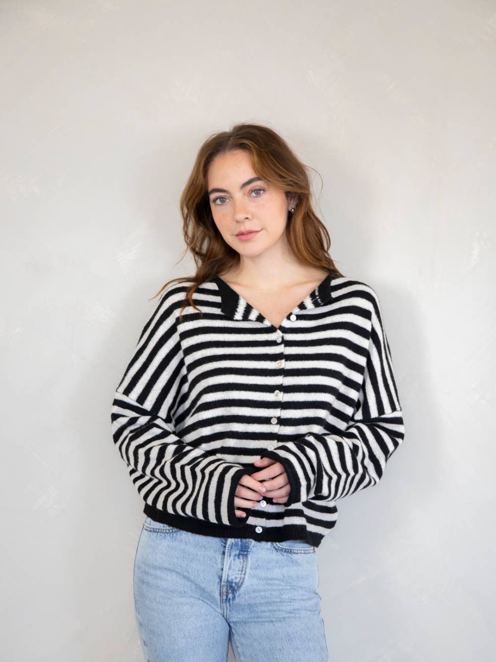 Piper Cardigan - Striped