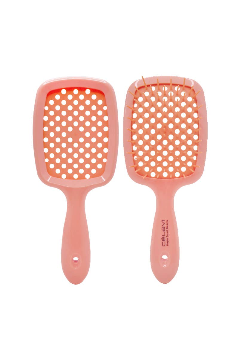 Orange Detangler Vented Hair Brush