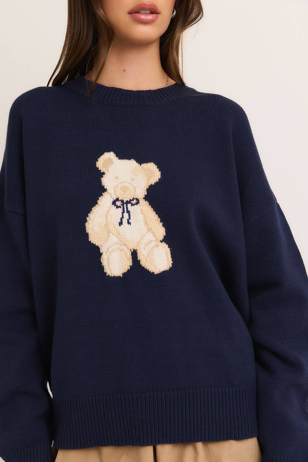 White Teddy Bear Crew