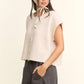 Soft Button-Front Knit Top