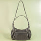 Multi Pocket Leather Shoulder Bag