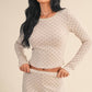 Heart Print Pointelle Lounge Bottoms