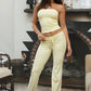 Mila Fold Over Wide Leg Pants