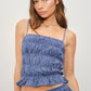 DORIS GINGHAM CAMI
