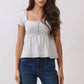 Stripe Babydoll Top