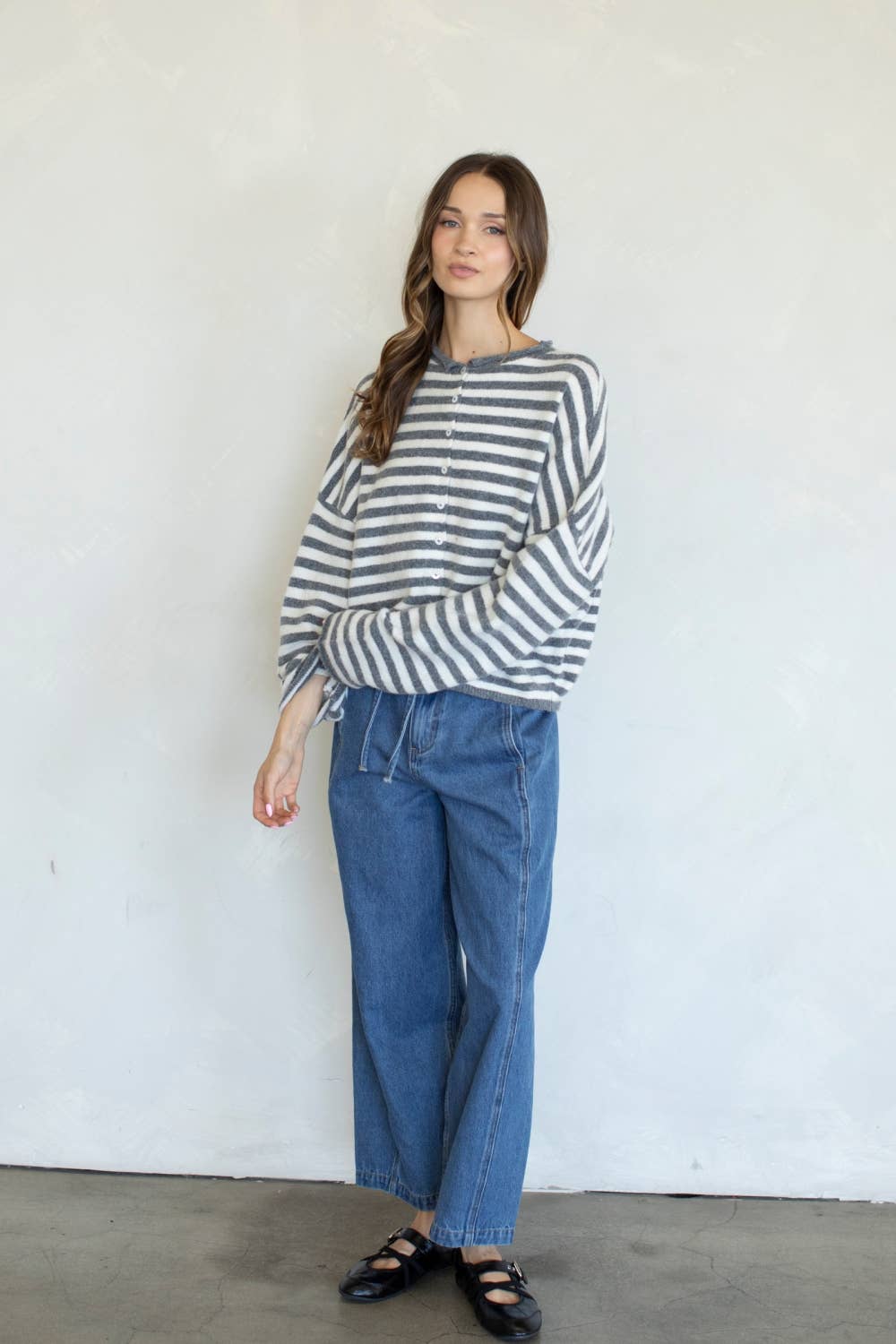 Piper Cardigan - Striped