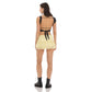 Lace Ruffle Skort in Yellow