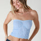 Lace Textured Tube Top