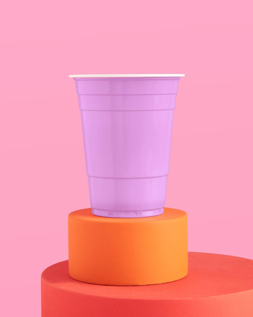 Lavender Party Plastic Disposable Cups