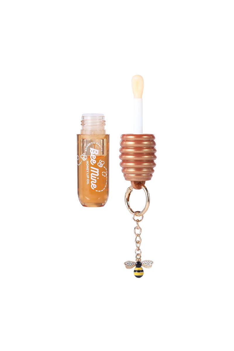 Bee Mine Honey Lip Oil Keychain