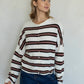 Piper Cardigan - Varsity Stripe