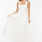 Bohemian Style White Halter Dress