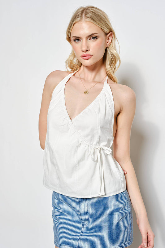 ZAYLEE HALTER TOP
