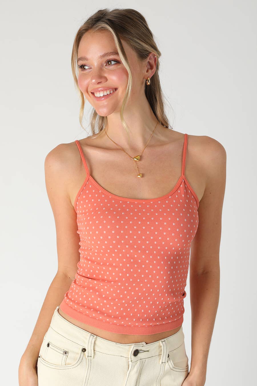 Polka Dot Strap Cami