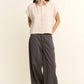 Soft Button-Front Knit Top