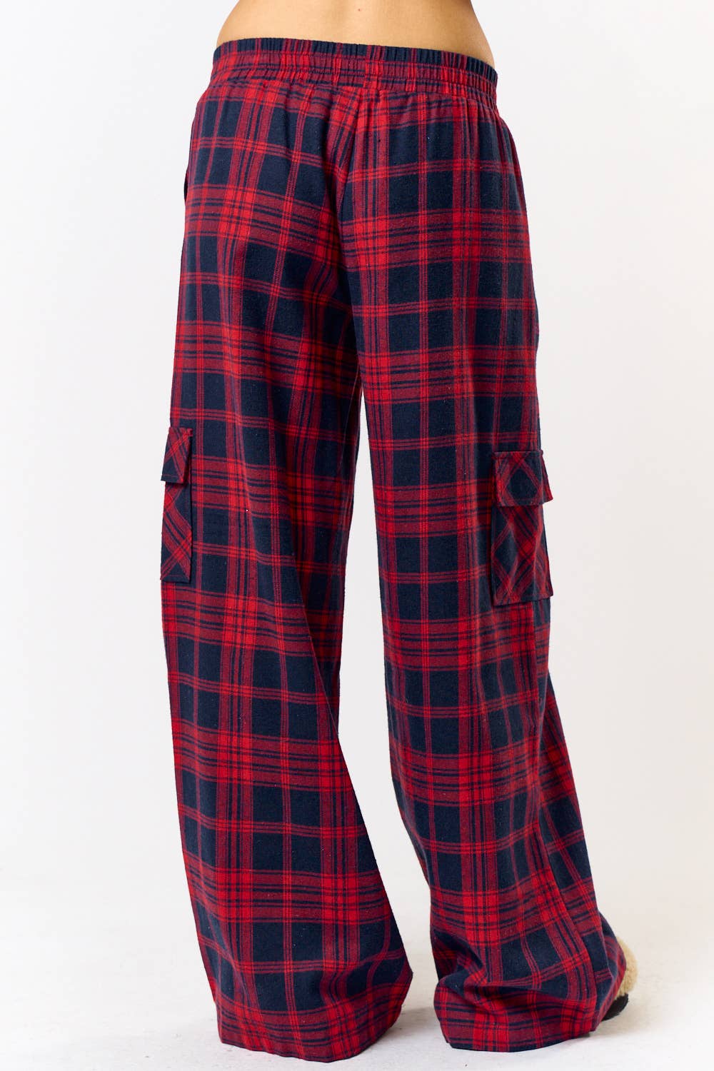 Red Plaid PJ Pantas